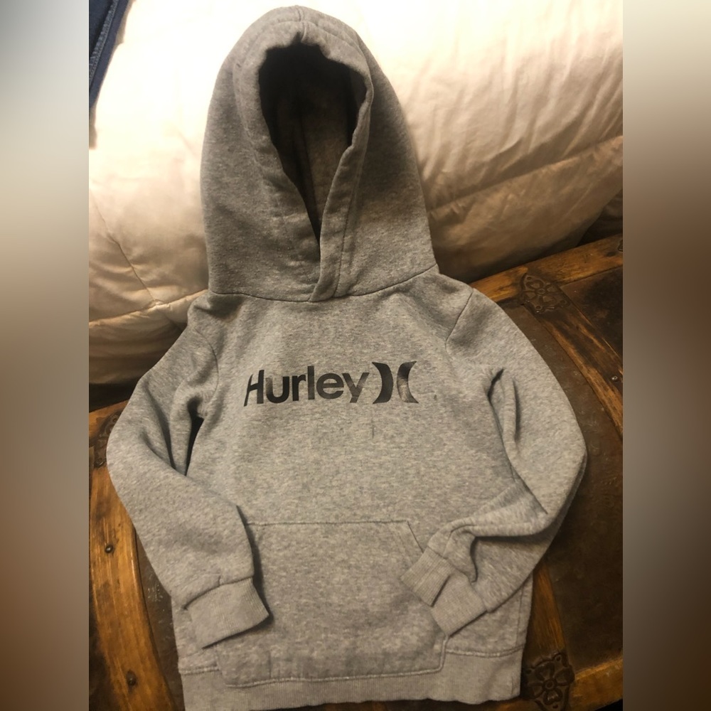 Hurley gray hoodie 4T
